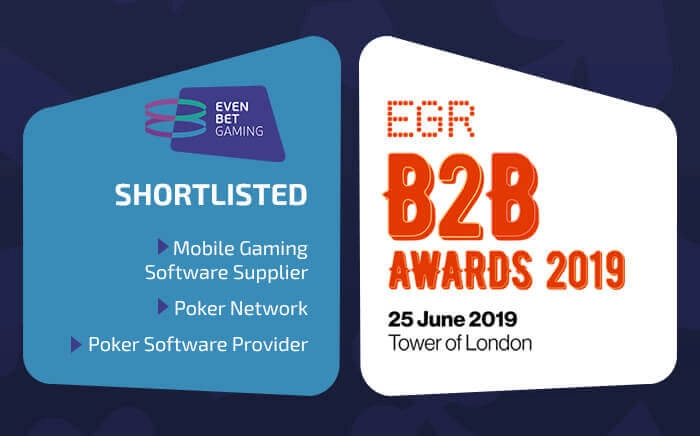 Ready to Win: EvenBet Is Nominated for EGR B2B Awards