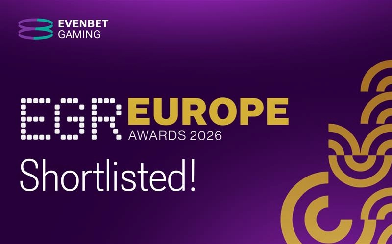 EvenBet Gaming Shortlisted for EGR Europe Awards 2026