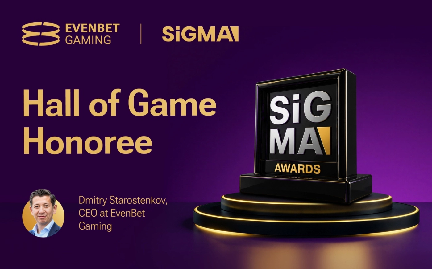 Dmitry Starostenkov Recognized as Hall of Game Honoree at SiGMA Awards 2026