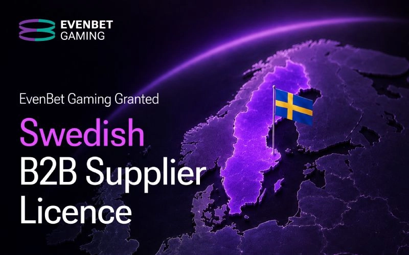 EvenBet Gaming Secures Five-Year B2B Supplier Licence in Sweden