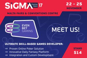 SIGMA 2017 invitation from EvenBet Gaming