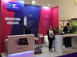 EvenBet Gaming stand at ICE 2018