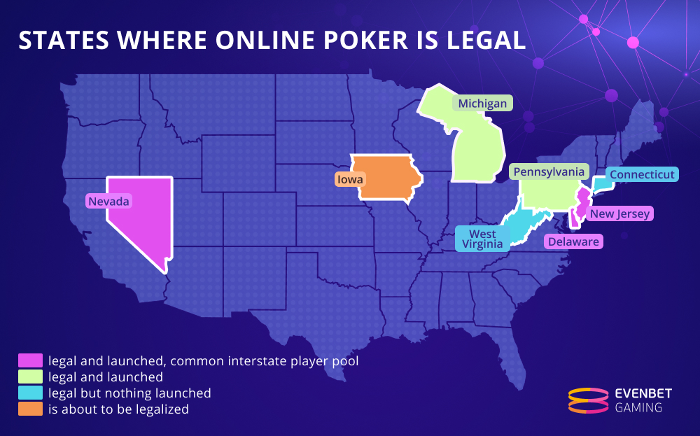 States where online poker is legal