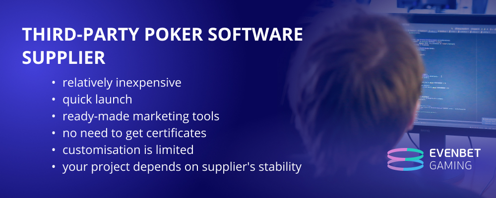 Pros and Cons of Third-party Poker Software Supplier