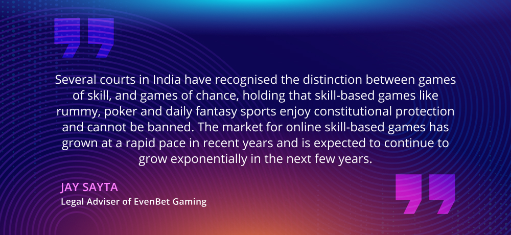 Jay Sayta sobre la regulación del juego en línea en la India