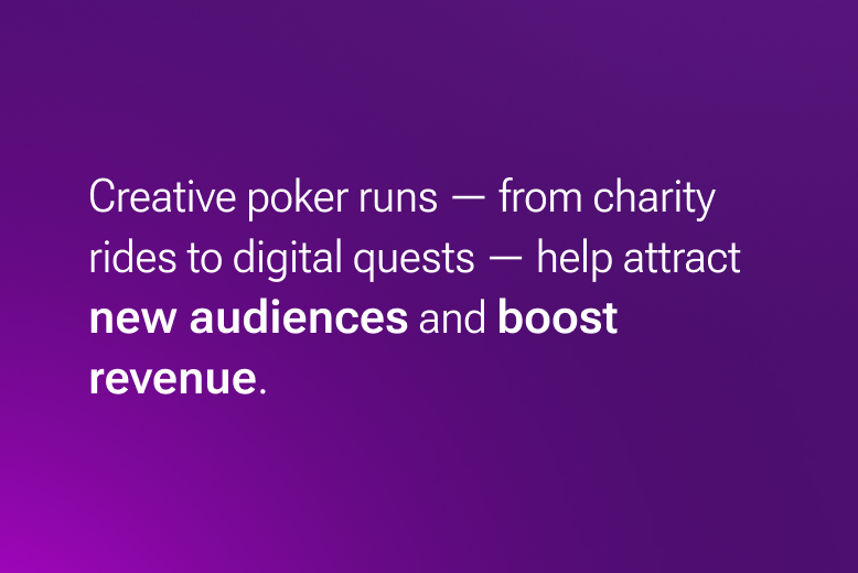 Poker run ideas
