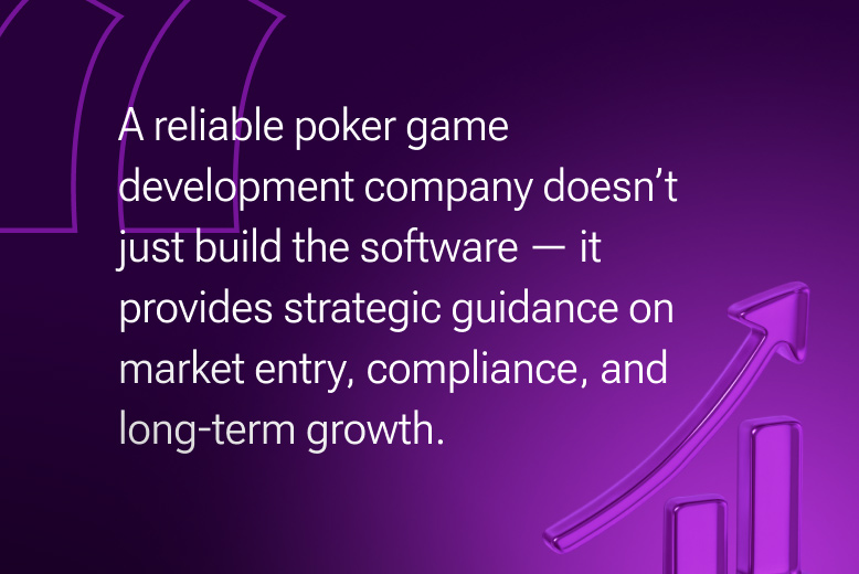 What reliabale poker game development company is