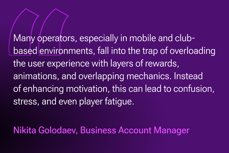 Why oversaturation is one of the most common pitfalls in online poker gamification?