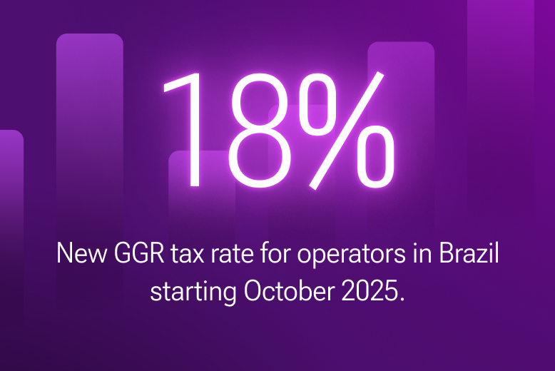 New GGR tax rate for operators in Brazil starting October 2025