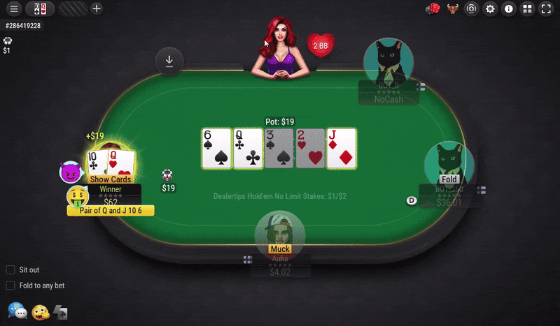 Dealer Tips, a poker feature. Illustration for the article about the philosophy behind iGaming industry