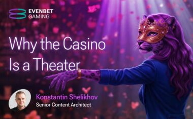 Online casino through the lens of social philosophy. Cover for the article by Konstantin Shelikhov, Senior Content Architect at EvenBet Gaming