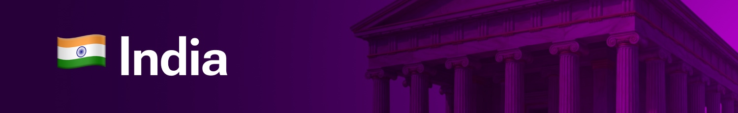 India flag. Illustration for the iGaming laws review.