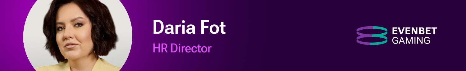 Daria Fot, HR Director at EvenBet Gaming. Illustration for the article about iGaming Trends 2026