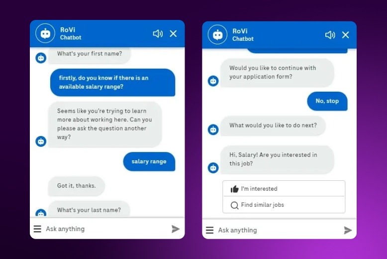 AI Recruiter chatbot fail