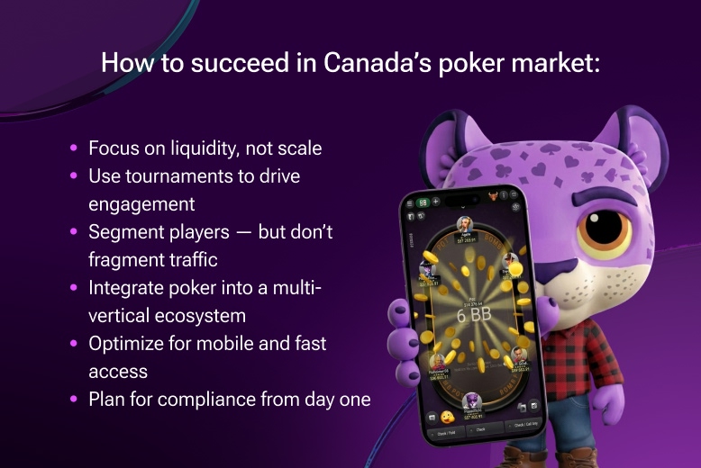 How to succeed in Canada's online poker market