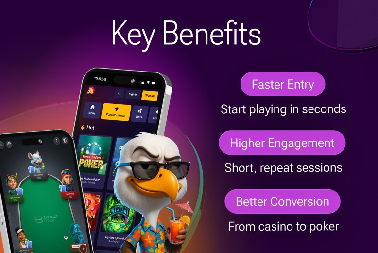 One Click poker benefits