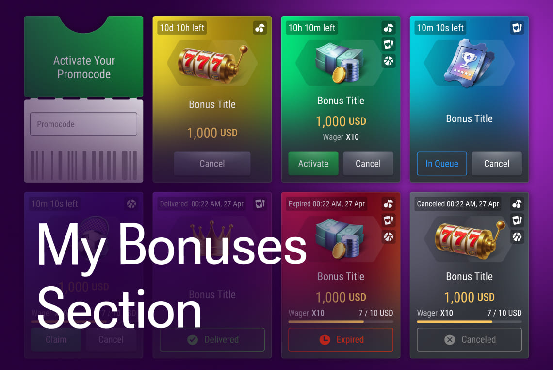 New My Bonuses Section: Complete Reward Visibility